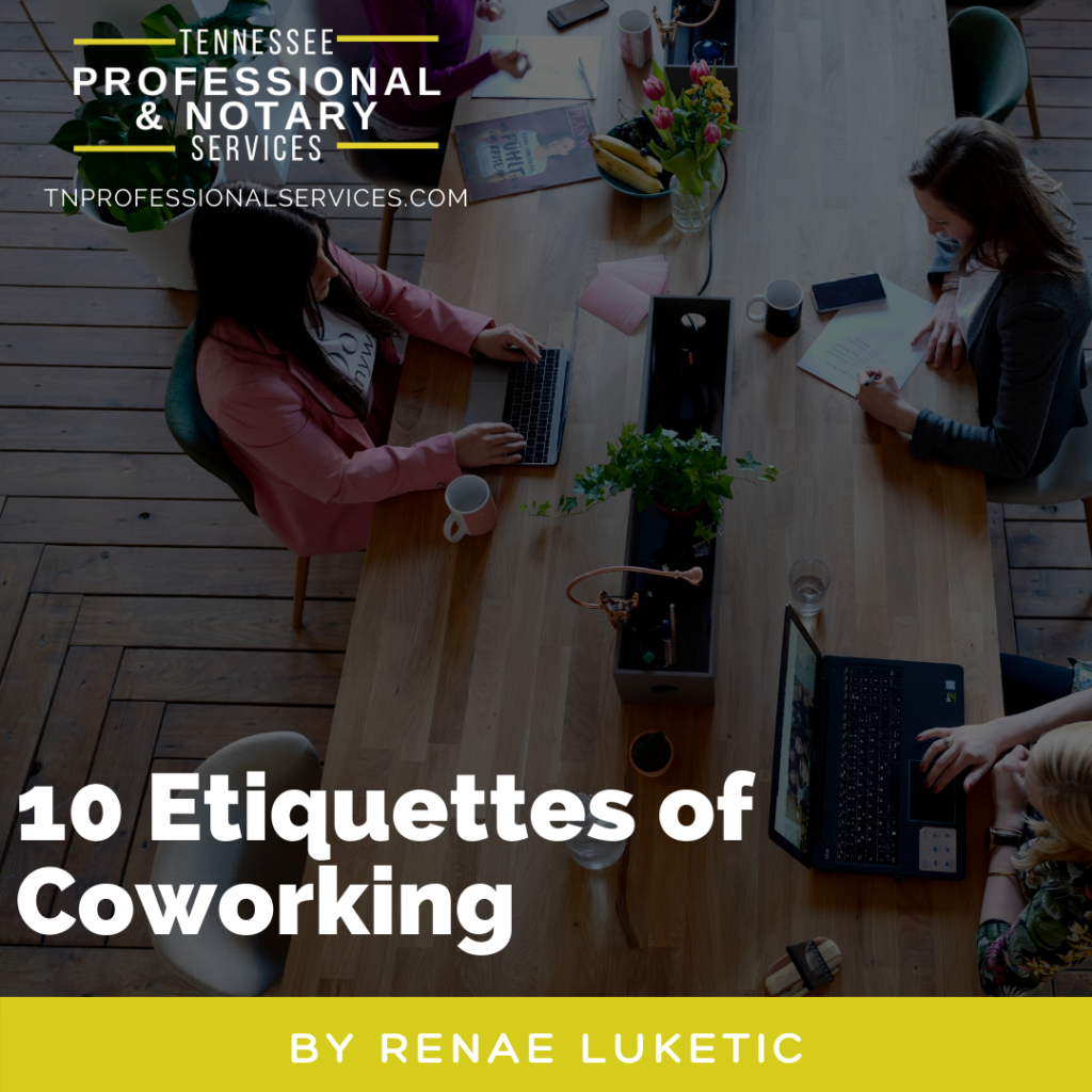 10 Etiquettes of Coworking