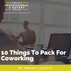 10 Things to Pack For Coworking