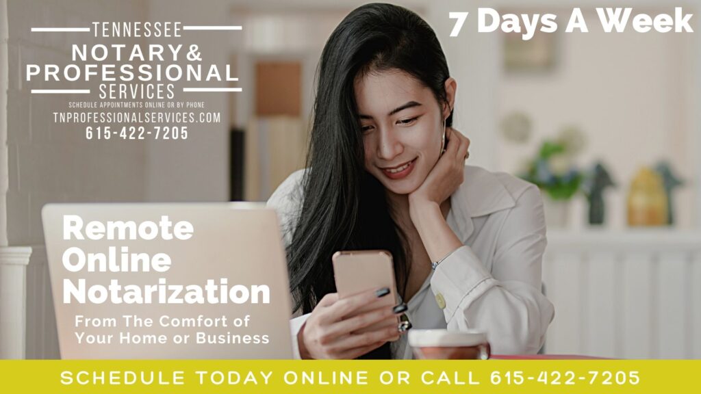 Remote Online Notarizations
